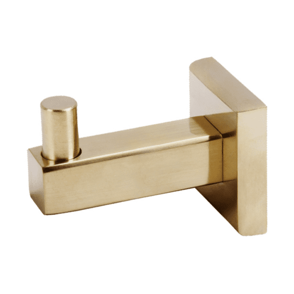 Brushed Gold SQ Robe Hook