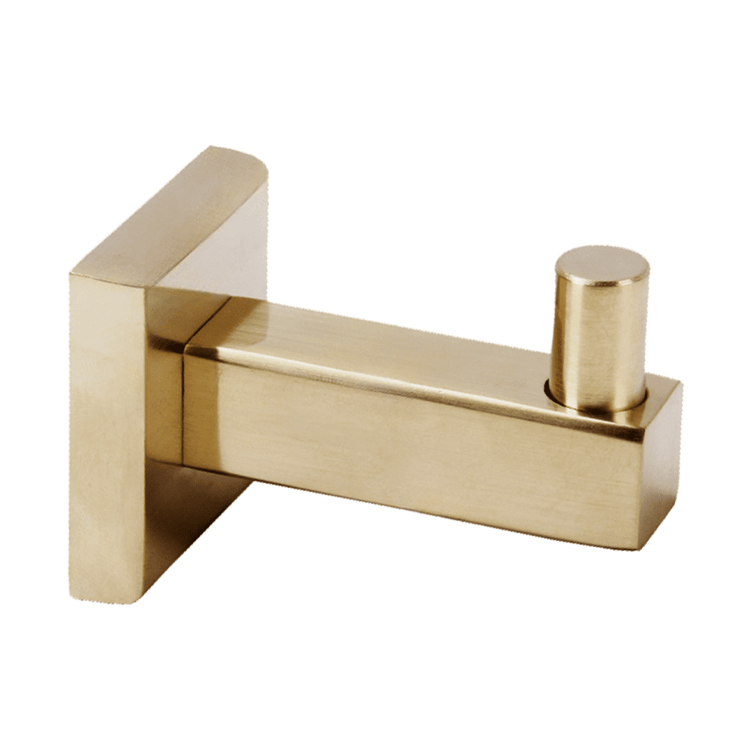 Brushed Gold SQ Robe Hook - Image 2