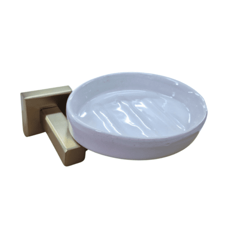 Brushed Gold SQ Soap Dish