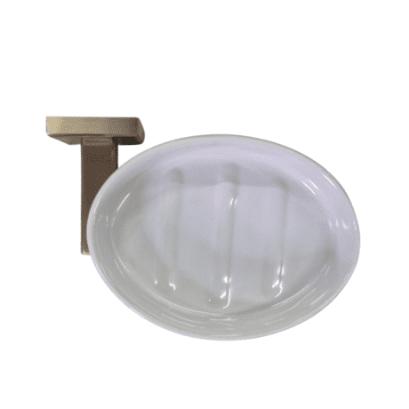 Brushed Gold SQ Soap Dish