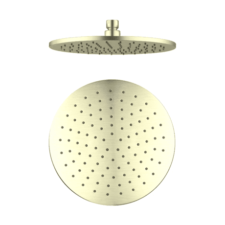 Large Brushed Gold Shower Head
