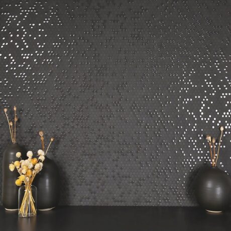 Honeycomb Recycled Glass Mosaic