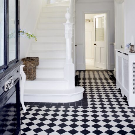 Large Chess Porcelain Mosaic