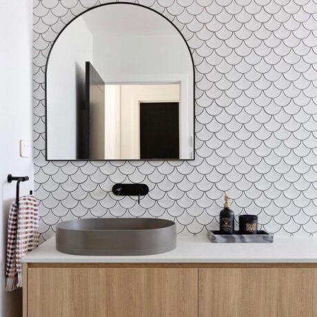 Fan Porcelain Mosaic