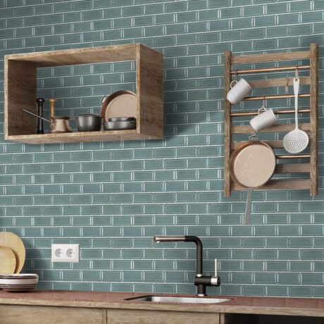 Bevelled Subway Porcelain Mosaic