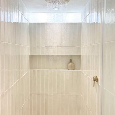 Large Brushed Gold Shower Head
