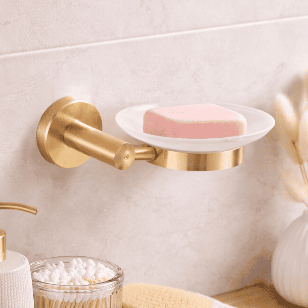 Brushed Gold Soap Dish