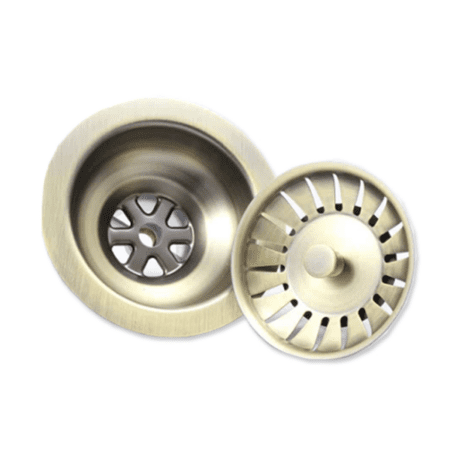 Brushed Gold Basin Waste Plug | Kitchen