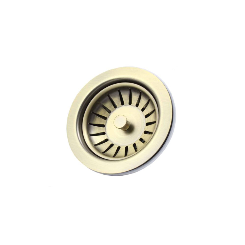 Brushed Gold Basin Waste Plug | Kitchen - Image 3