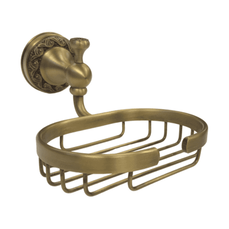 Brass Floral Soap Holder