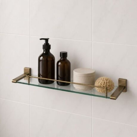 Brass Glass Shelf