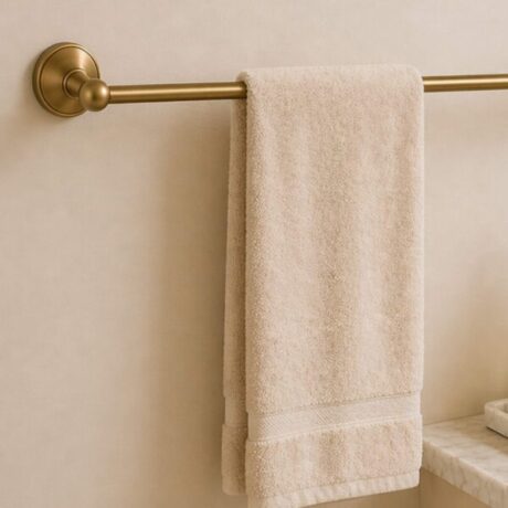 Brass Single Towel Rail