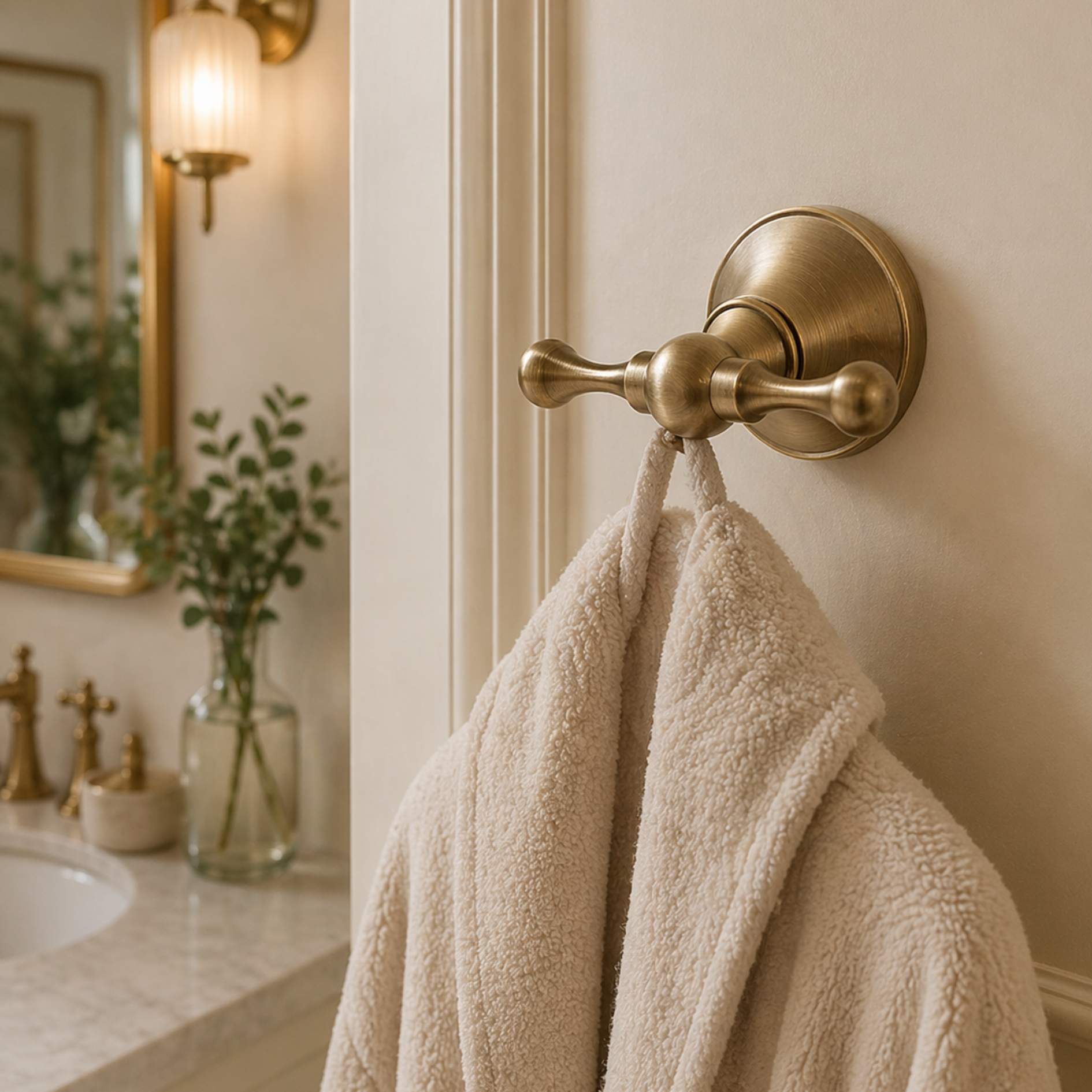 Brass Robe Hook