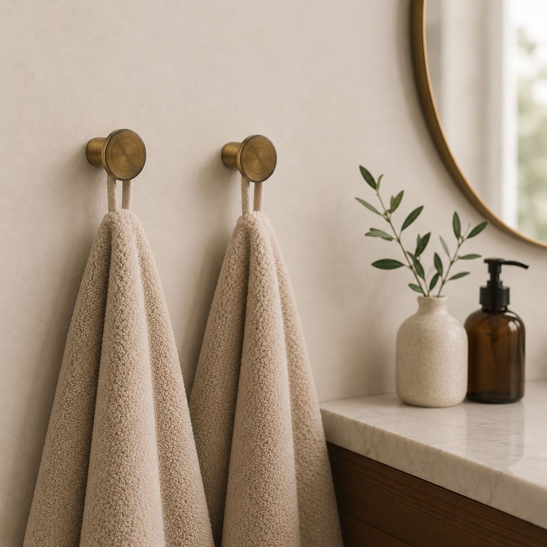 Brass Round Robe Hook